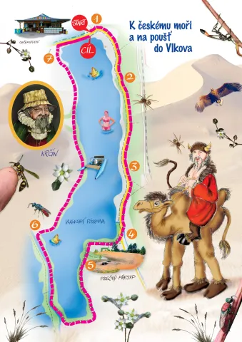 Mapa výletu