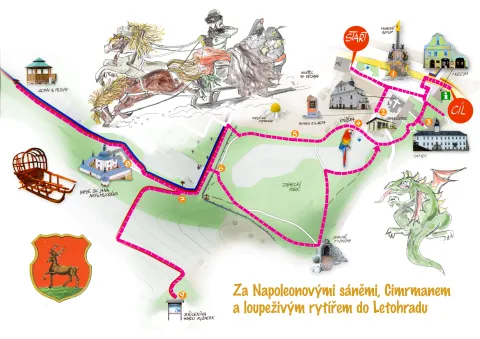 Mapa výletu
