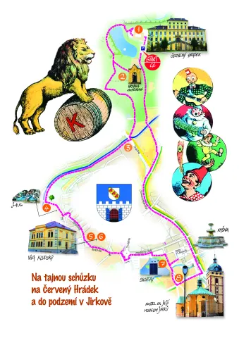 Mapa výletu