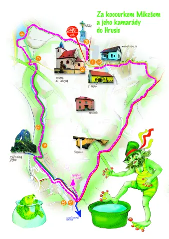 Mapa výletu
