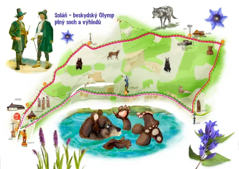 Mapa výletu