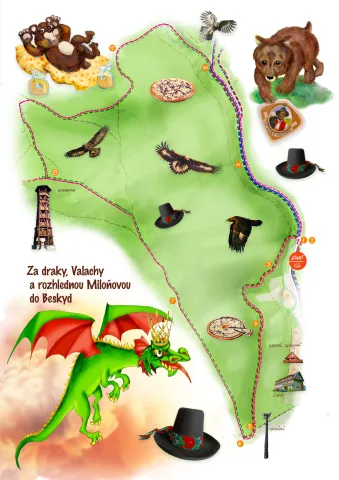 Mapa výletu