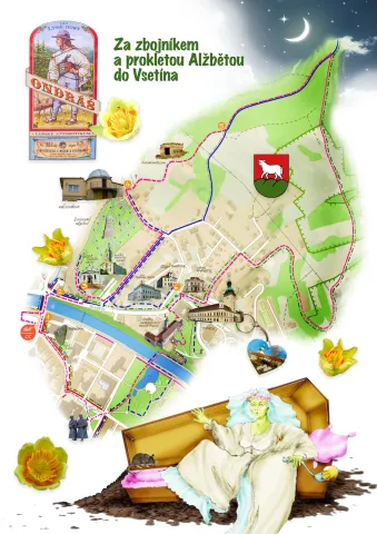 Mapa výletu