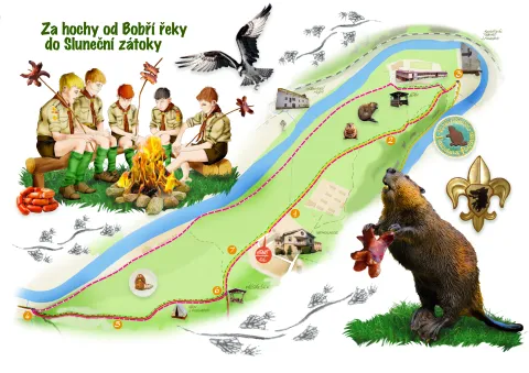 Mapa výletu