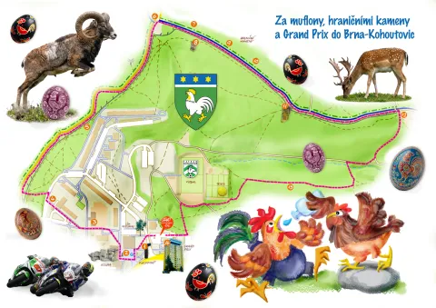Mapa výletu