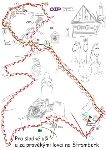 Mapa výletu
