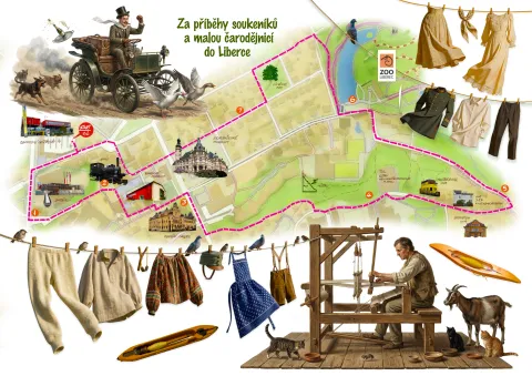 Mapa výletu