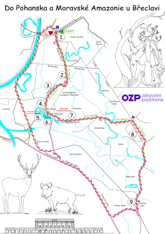 Mapa výletu