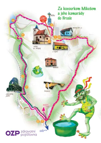 Mapa výletu