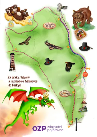 Mapa výletu