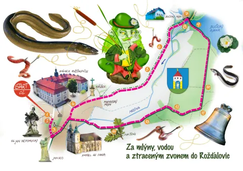 Mapa výletu